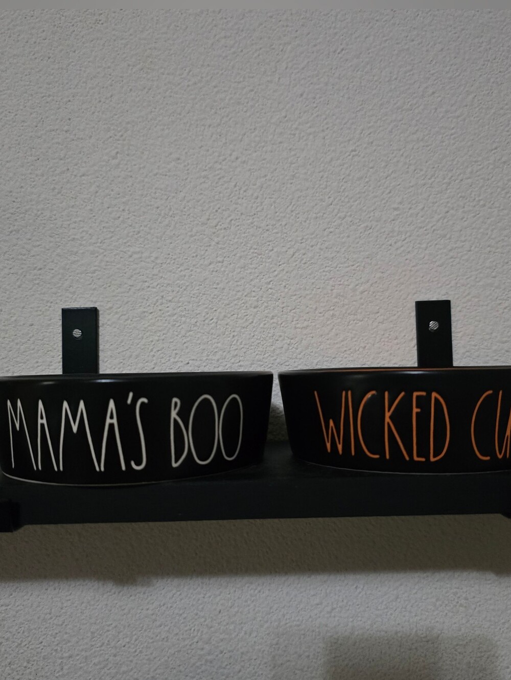 Rae Dunn Pet Bowls Rae Dunn Halloween Pet Cat Dog Bowl Mamas Boo Wicked Cute